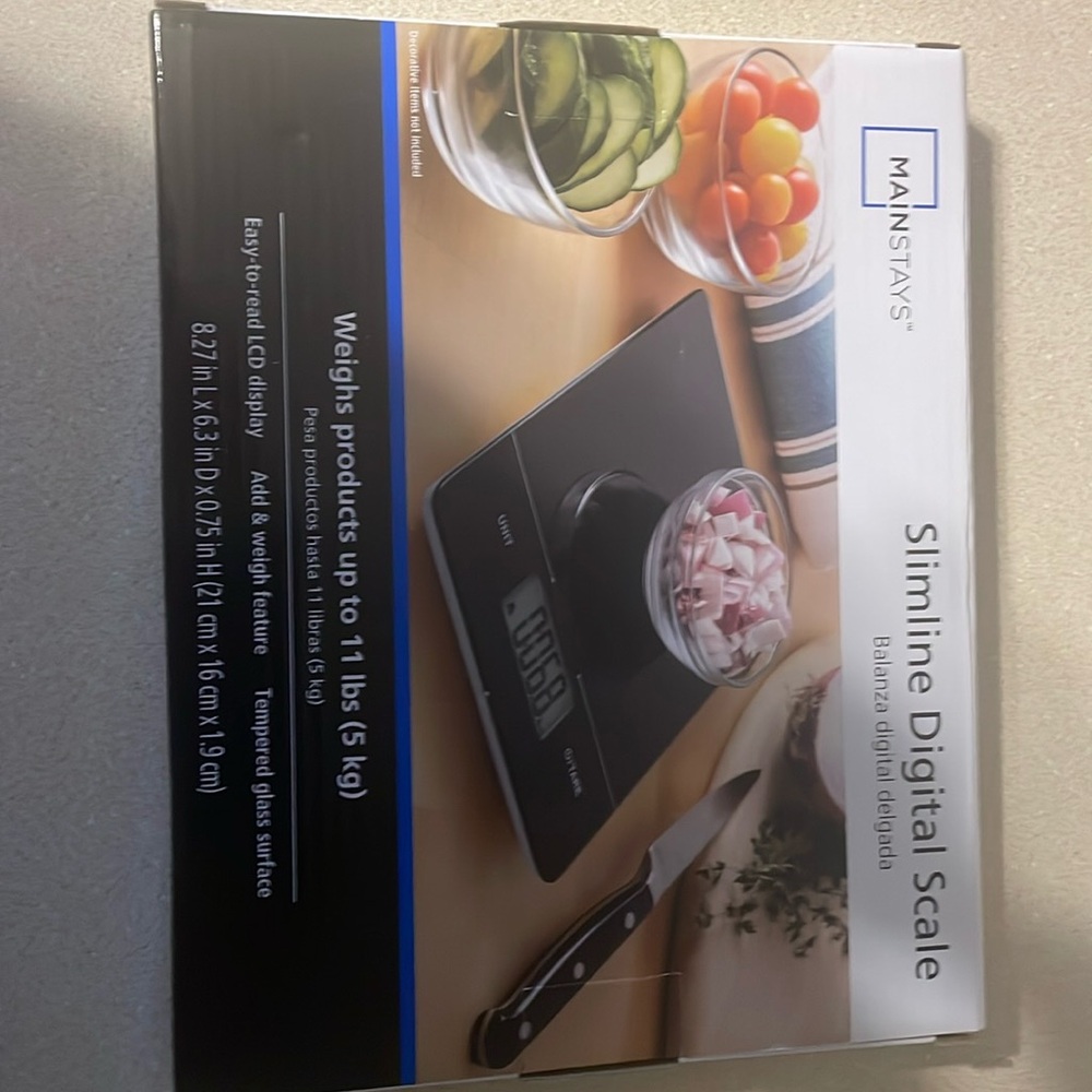 Mainstays Slimline Digital Scale